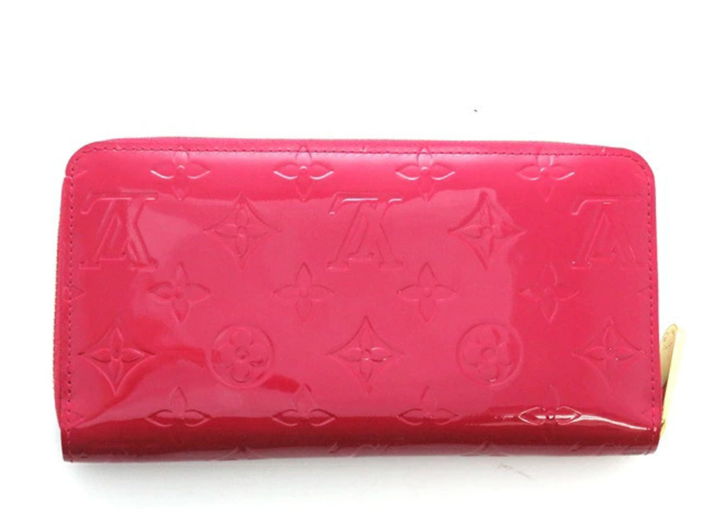 LOUIS VUITTON Zippy Wallet Vernis Rouge Red Grenadine